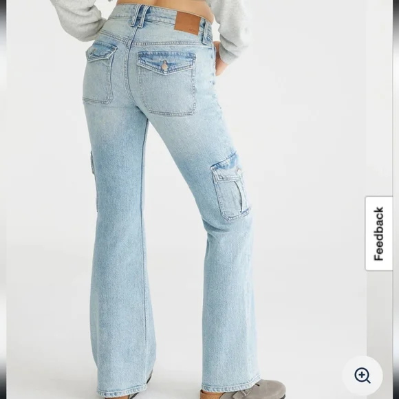 Aeropostale Flare Mid-Rise Cargo Jean - Picture 11 of 11